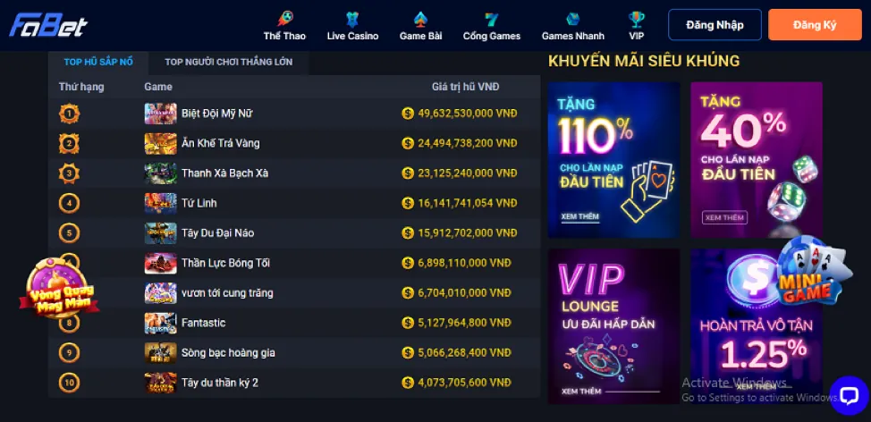 Chương trình VIP độc quyền và 9bet code